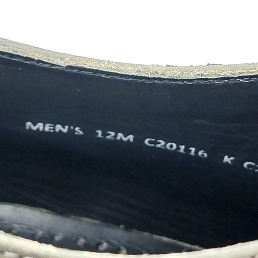 Cole Haan Dark Gray Leather Wingtip Oxfords. #1542‎